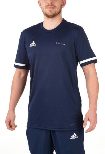 adidas T19 Shortsleeve Jersey Männer blau/weiß